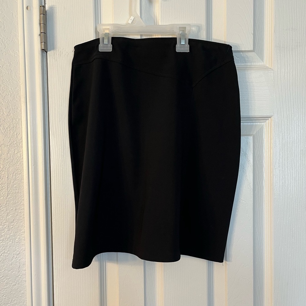 Black mini skirt